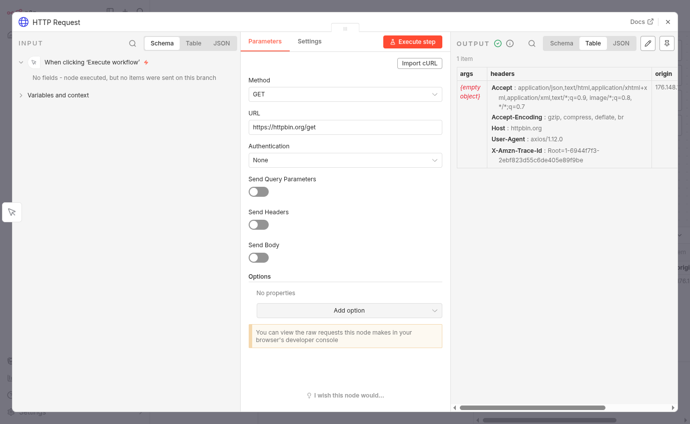 Requête HTTP réussie avec URL directe par nom de container